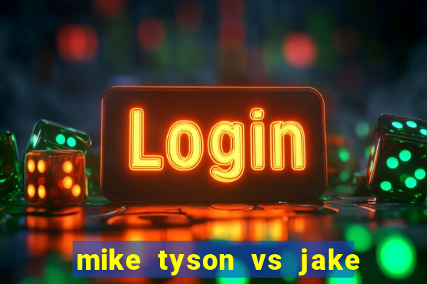 mike tyson vs jake paul assistir online